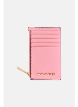 Michael Kors Women Brand Logo Wallets 13 L x 8 H x 1 W cm, Pink  - Image 1