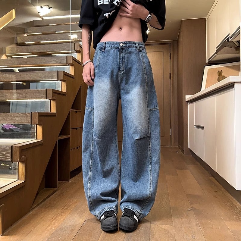 Unisex Casual Daily Denim Jeans - Image 5