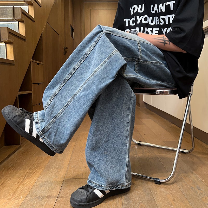 Unisex Casual Daily Denim Jeans - Image 1
