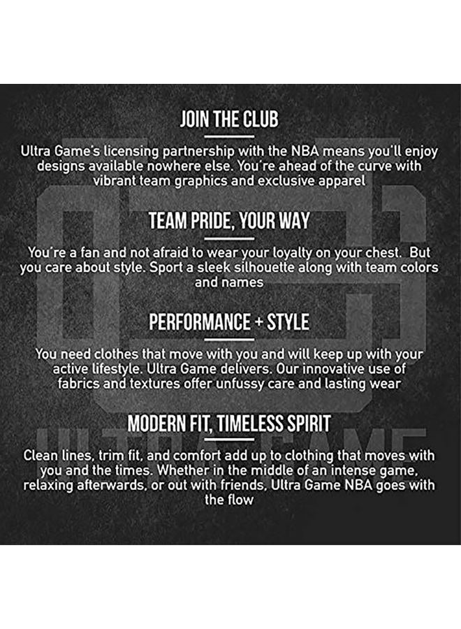 Ultra Game قميص طويل الأكمام من نايك NBA للرجال VLM3138F-AM برباط ربع، لون الفريق، أخضر كيللي، XX-Large - Image 5