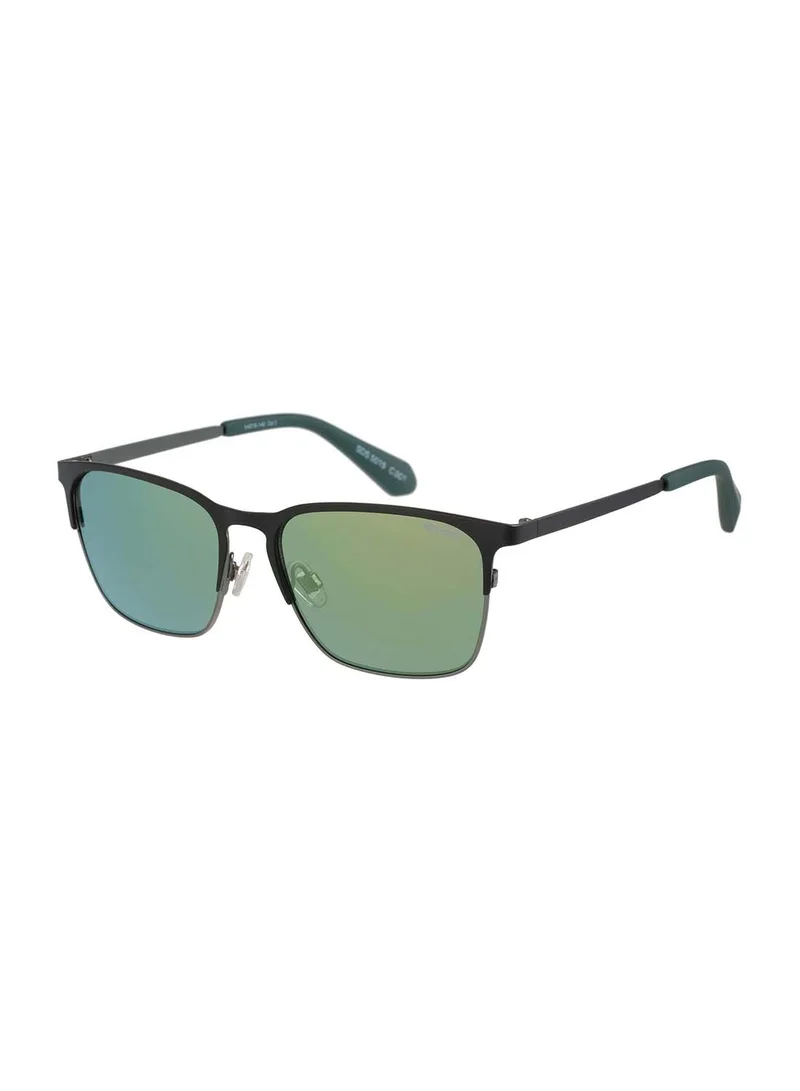 Superdry 5019 Full-Rim Square Metal UV Protection Sunglasses - Green