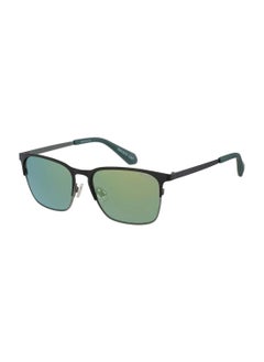 Superdry 5019 Full-Rim Square Metal UV Protection Sunglasses - Green  - Image 1