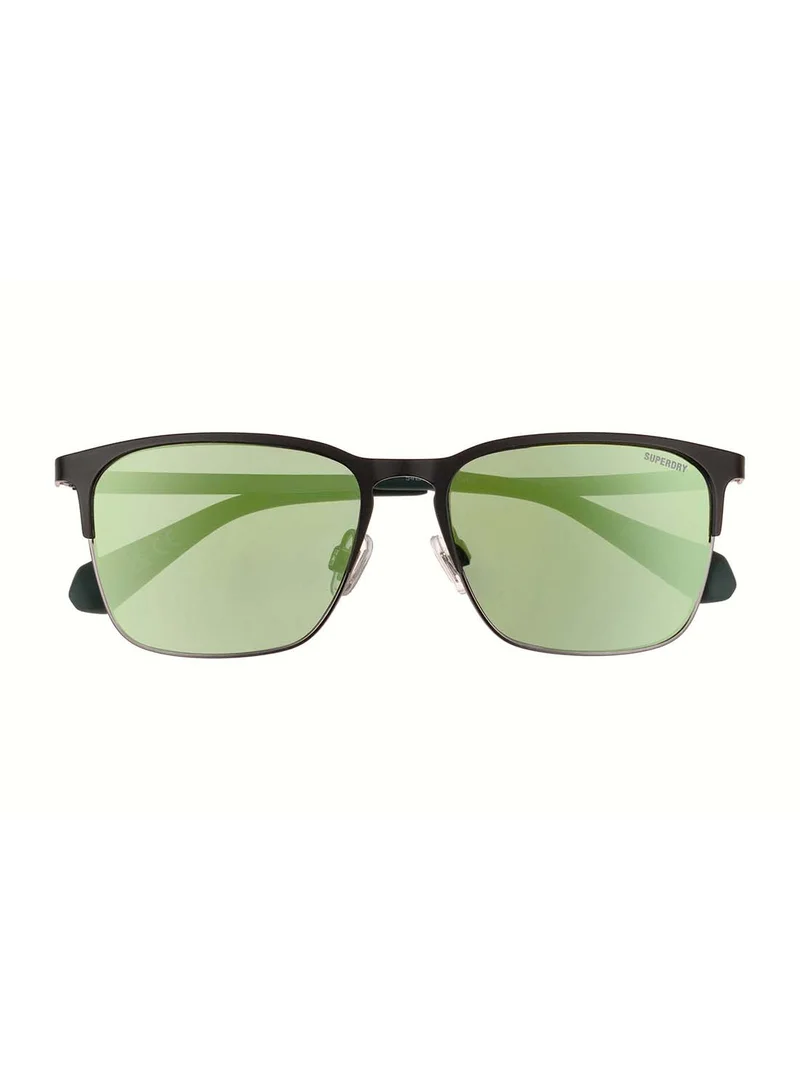 Superdry 5019 Full-Rim Square Metal UV Protection Sunglasses - Green