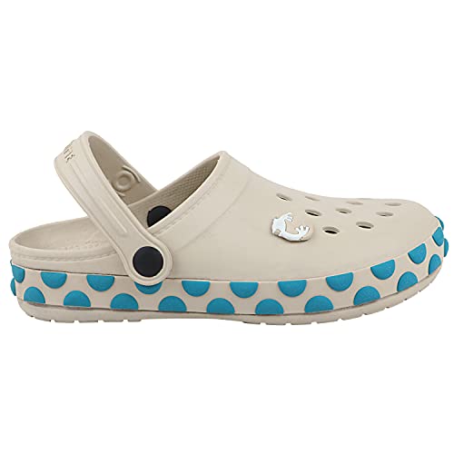 Neoz Casual Slingback Clogs for Kids with Soft Sole | Slip-On Breathable, Lightweight | Comfortable & Durable | Stylish Indoor & Outdoor Sandals Clogs for Kids, K-GEMS-Ivory_3 - Image 4