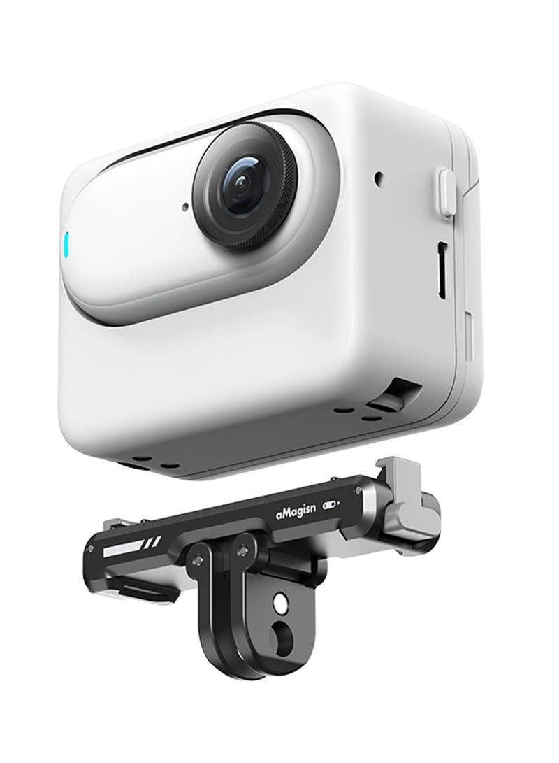 KASTWAVE Magnetic Adapter Mount for Insta360 GO 3 Quick Release Mount with 1/4 Screw Hole, Connection Adapter Accessories, Attachable Tripod, Vlogging  - Image 3