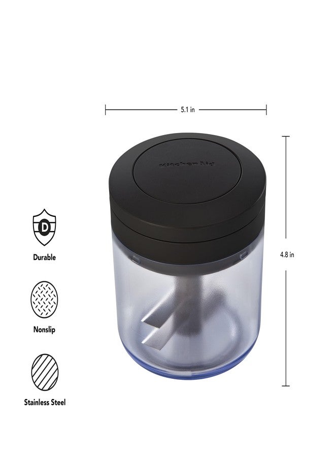 KitchenAid Manual Food Chopper, 3.8 Cup, Black - Image 2