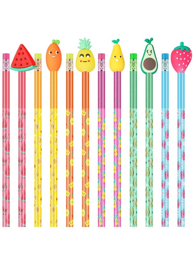 30 Pieces Scented Pencils Fun Pencil With 12 Eraser Cartoon Pencil Toppers Fruit Pencil Toppers With Pencil Toppers Lovely Wood Pencil With Fruit Element Graphite Pencil(Fruit) - pzsku/ZB4A763A51CF6A583180EZ/45/_/1735214475/5127edba-74ce-4431-94e2-43110891248c