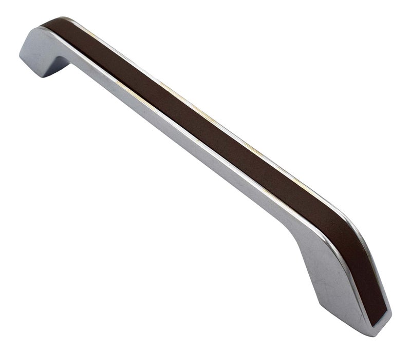 RAB Handle Zinc Kitchen and Office Drawer/Cabinet/Door/Wardrobe Furniture Handle (Code:-HAND Zeep , Finish:- Wengy, Size:- 96mm) - Image 5
