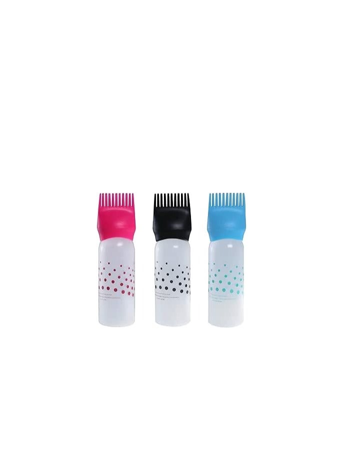 Generic Hair Oil Bottle, Oil Comb 120ML Hair Tools Hair Dye Applicator Brush Bottles Styling Tool Hair Coloring 1 PCS - Image 1