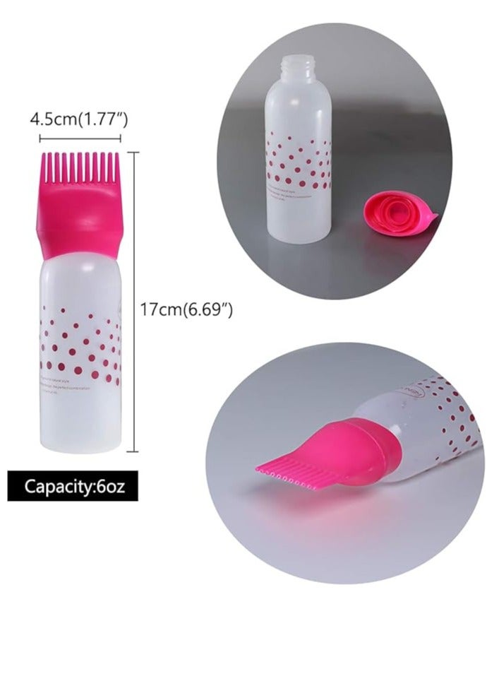 Generic Hair Oil Bottle, Oil Comb 120ML Hair Tools Hair Dye Applicator Brush Bottles Styling Tool Hair Coloring 1 PCS - Image 2