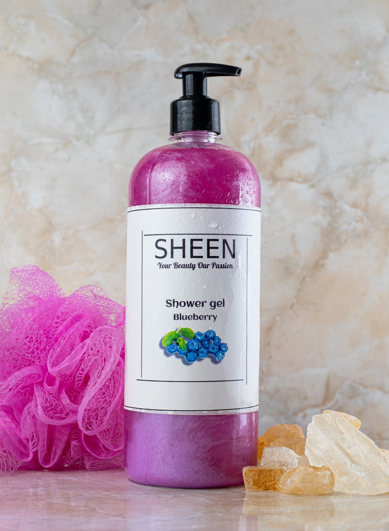 شاور جل بالتوت الازرق