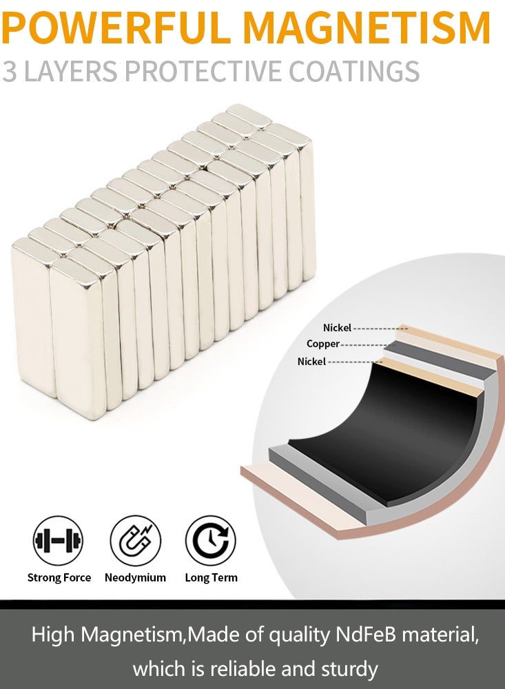 10Pcs 1.18x0.39x0.16inch Neodymium Magnet 30mm x 10mm x 4mm N35 NdFeB Block Super Powerful Strong Permanent Magnetic imanes Refrigerator Magnet - Image 4