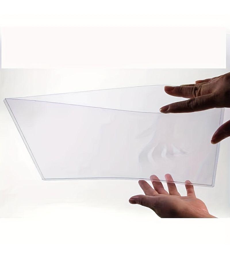 20 قطعة PVC بحجم A5 أفقي أكمام بلاستيكية لتغطية المستندات حقائب عرض شفافة حماية وتخزين - Image 5