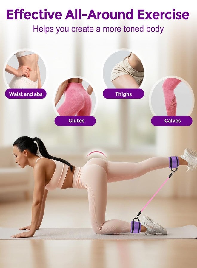 Leychves Pilates Essentials Kit for Women, 14-Inch Magic Circle Home Pilates Equipment with Pilates Ring and Ball Set, 5 Resistance Bands & Accessories for Home Workouts Beginners Essentials Starter Set - Image 5