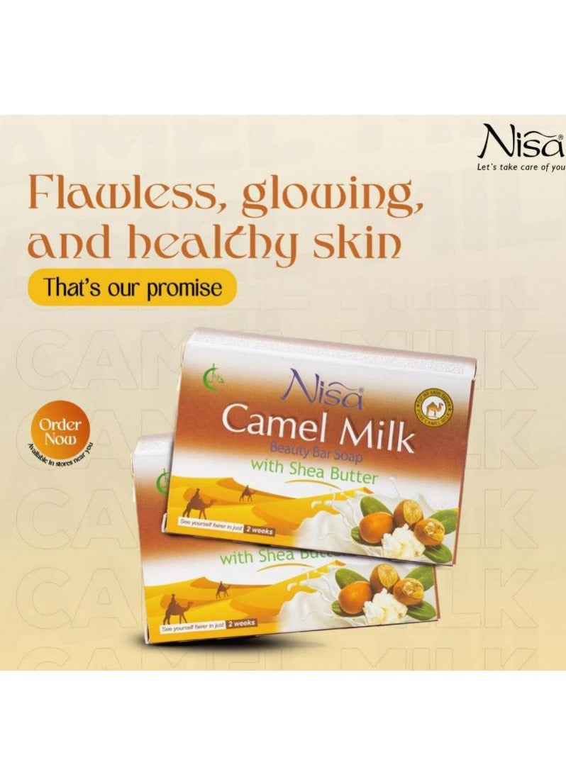 Nisa Camel Milk Beauty Bar Soap With Shea Butter 2 Pcs - Image 3