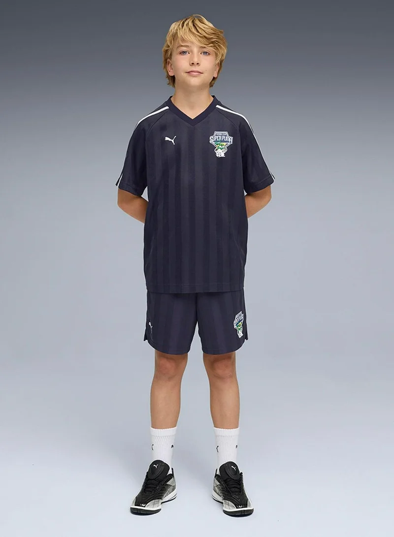 Puma New Navy Youth Super Logo Shorts  | Best Price UAE