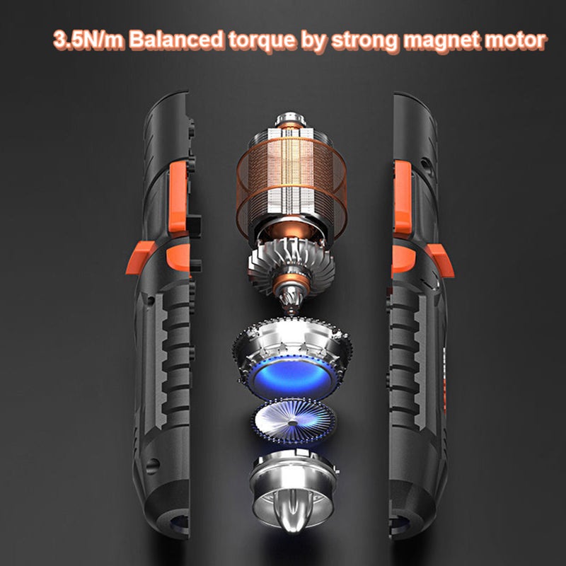 47PCS Electric Screwdriver Set 3.6V Cordless Electric Drill Screwdriver   Kit Portable Repair Tool High Precision Power Tools Foldable Electric   Screwdriver for Furniture Table Repair - Image 5