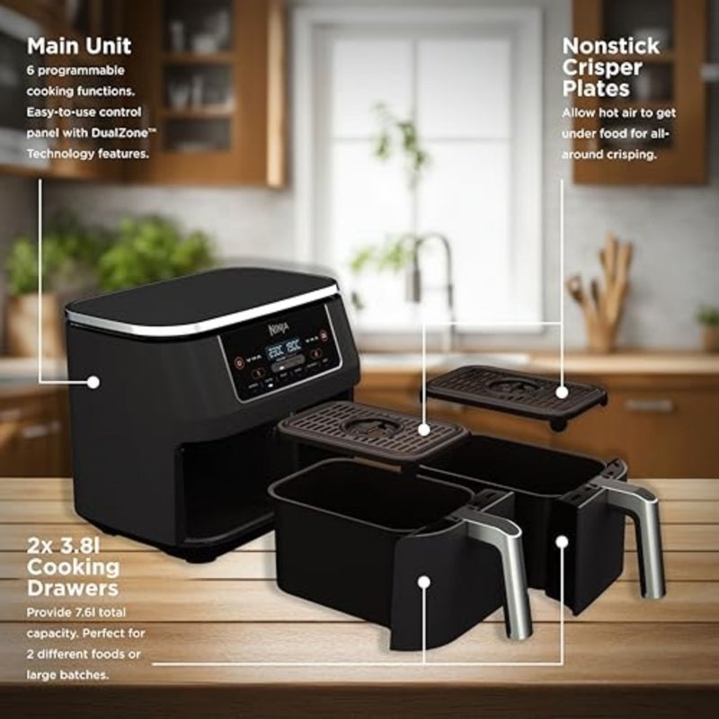 Dual Zone Air Fryer AF300 Granite Grey - Image 5