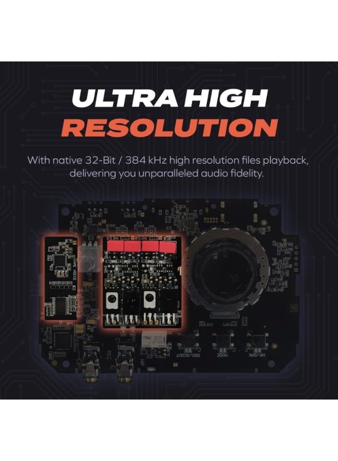 CREATIVE Sound Blaster G8 – Hi-Res Gaming USB DAC with dual USB audio mixing, Dolby Digital, Acoustic Engine, 10-band equalizer, HDMI ARC, RCA in/-out, Optical in/-out, Mic-in, Headset-in for Gamers  - Image 5