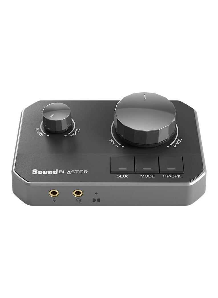 CREATIVE Sound Blaster G8 – Hi-Res Gaming USB DAC with dual USB audio mixing, Dolby Digital, Acoustic Engine, 10-band equalizer, HDMI ARC, RCA in/-out, Optical in/-out, Mic-in, Headset-in for Gamers  - Image 1