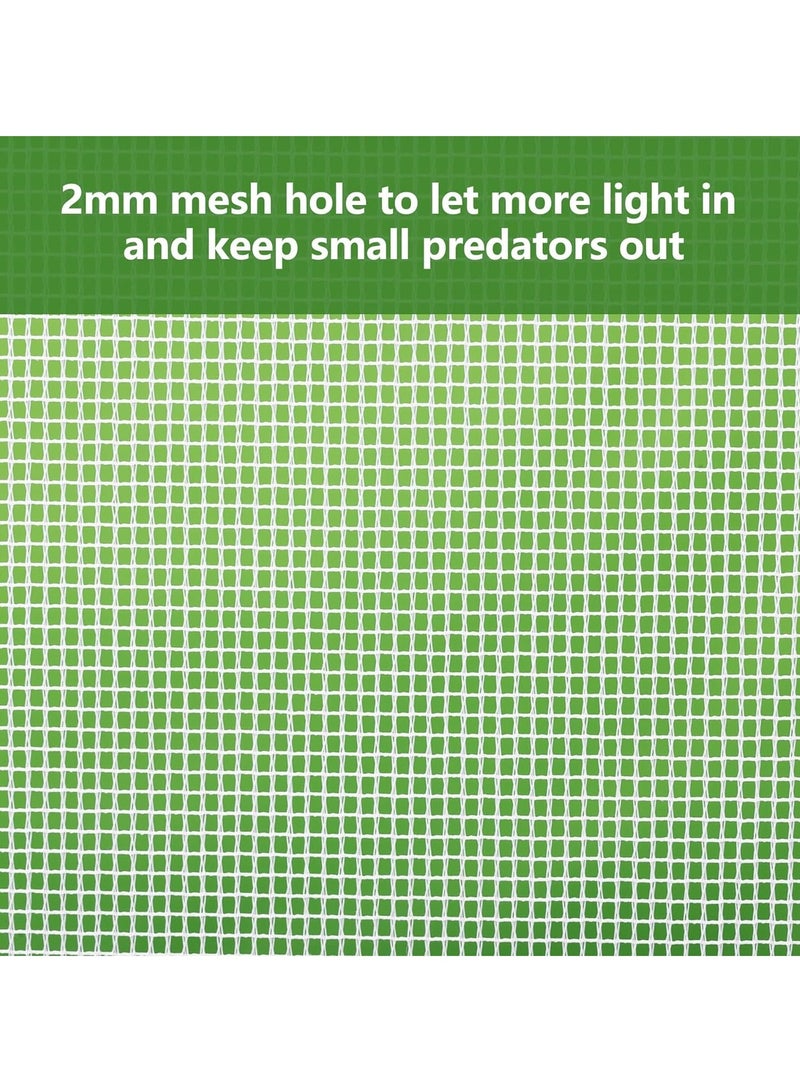 KASTWAVE 36" Outdoor Mesh Plant Enclosure, Plant Cover for Pests, Bird and Pest Protection Guard for Fruit, Vegetables, Flowers and Herbs Pop-Up Cage 24 x 24 x 36 Inches - Image 3