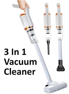 3 in 1 Portable Handheld Rechargeable Vacuum Cleaner Dust Filter, 35 Mins Long Runtime Lightweight & Ultra-Quiet Stick Vacuum, 120 W Powerful Suction Floor Mop