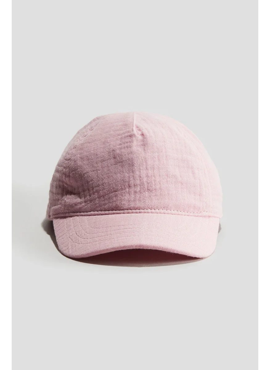 اتش اند ام Bow-Detail Muslin Cap
