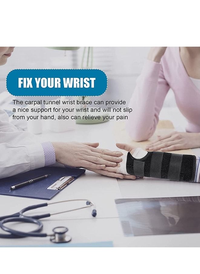 Muyixin - Carpal Tunnel Wrist Support Detachable Wrist Joint Strap for Left Hand - Image 1