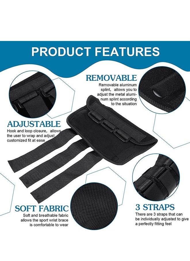 Muyixin - Carpal Tunnel Wrist Support Detachable Wrist Joint Strap for Left Hand - Image 1