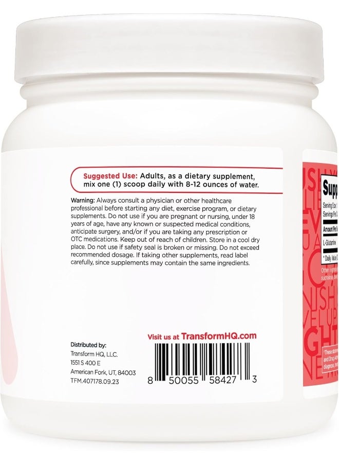 TransformHQ TransformHQ L-Glutamine Powder 500g (Strawberry Lemonade) - Gluten Free, Non-GMO  - Image 3