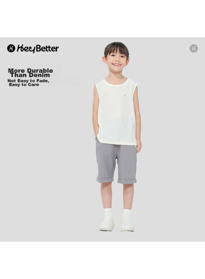 Heybetter Children's Denim-like Shorts, Moisture-wicking Quick-dry Soft Boys And Girls Sports Shorts, Reef 100 - Image 5