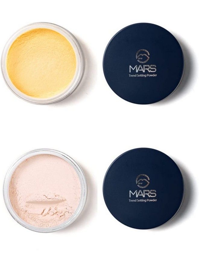 Mars Trend Setting Ultra Fine Brightening Matte Loose Powder Compact (Banana+Brightening 24 G) - Image 1