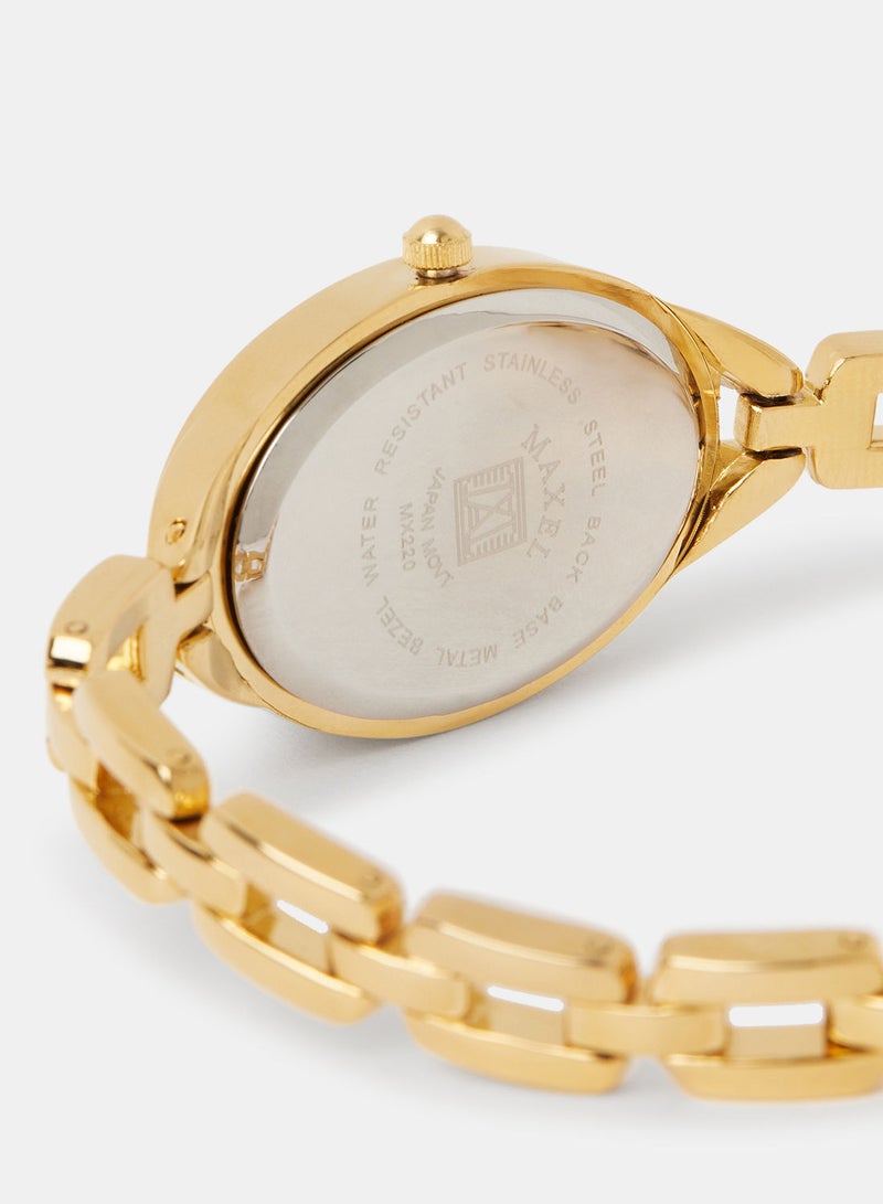 Maxel Women's Embellished Wrist Watch MX69 - Image 4