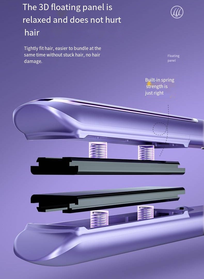 general 2-in-1 Ionic Hair Straightener & Curling Iron – Dual Styling with Ceramic Plates - Image 2