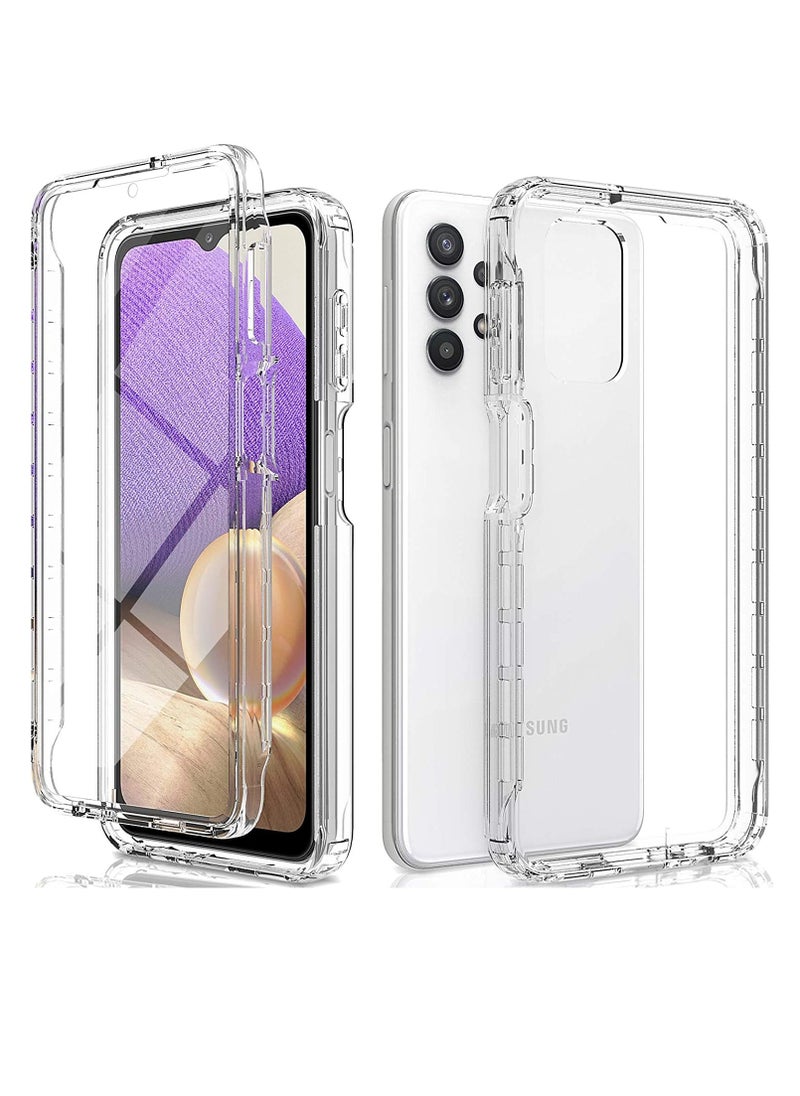 SYOSI - Case for Samsung A32 5g Phone Case,  Clear Transparent Reinforced Corners TPU Shock-Absorption Flexible Cell Phone Cover for Samsung Galaxy A32 5g 6.4" (Samsung A32 5g Clear) - Image 1