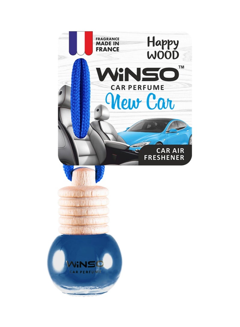 وينسو معطر جو فاخر – Happy Wood New Car عطر برائحة غريبة وساحرة. العطر مصنوع في فرنسا C160 (عبوة من قطعتين) - Image 4