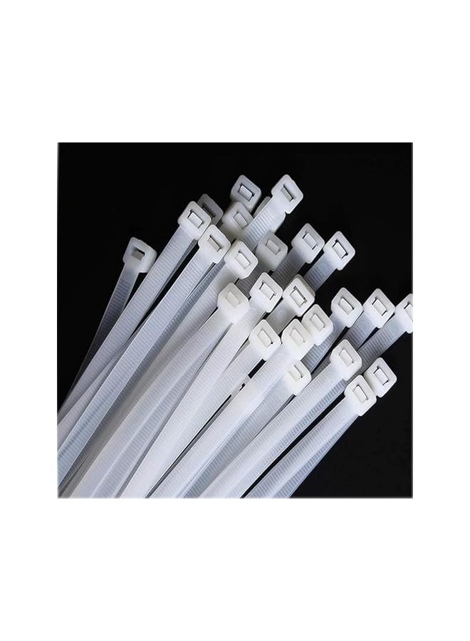 PROMASS Cable Ties, 300mm x 4mm, Pack of 100, 12" Tensile Strength 20Kg, Nylon Zip Ties, Multi-Purpose, Self-Locking - Image 3