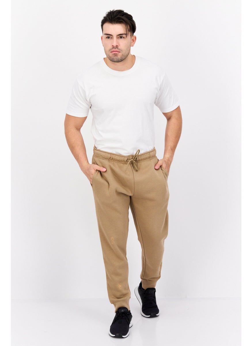 DKNY Sport Men Sportswear Fit Outdoor Sweatpants, Dark Tan  - Image 3
