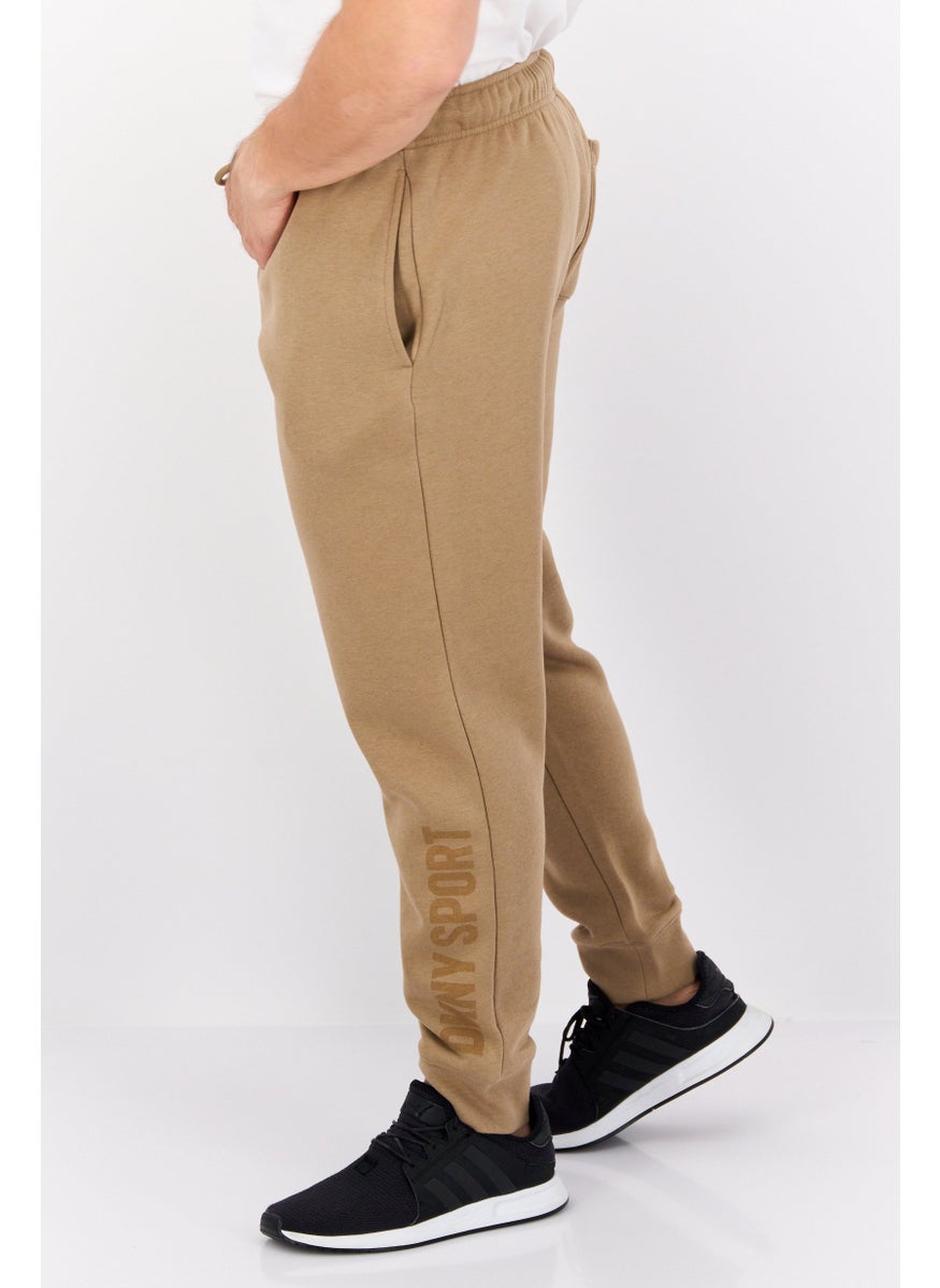 DKNY Sport Men Sportswear Fit Outdoor Sweatpants, Dark Tan  - Image 4