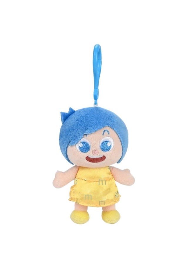 Inside Out Plush Doll Backpack Keychain
