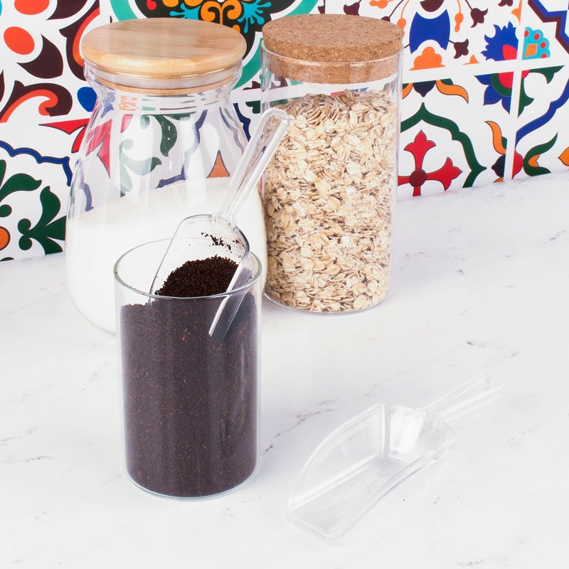 Super Z Outlet 5.5" Mini Acrylic Plastic Kitchen Scoops for Weddings, Candy Dessert Buffet, Ice Cream, Protein Powders, Coffee, Tea (Clear) - Image 5