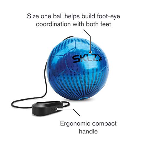 SKLZ Star-Kick Solo Soccer Trainer with Size 1 Soccer Ball, Cobalt - Image 2
