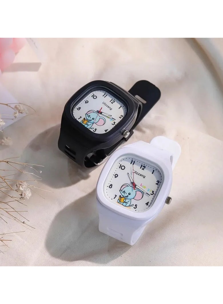ULZZANG Kids Quartz Rubber Wrist Watch - Image 2