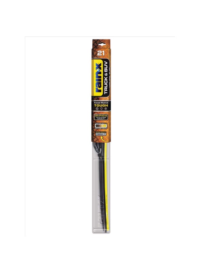 Rain-X Truck and SUV All Season Windshield Beam Wiper Blade Black 21 Inch 870221 - Image 1