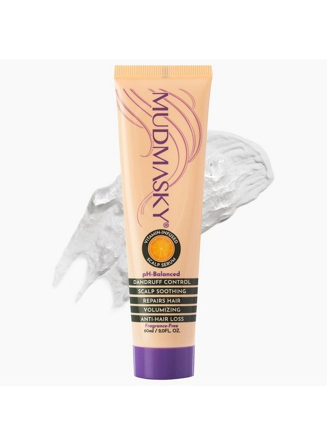 Mudmasky Scalp Serum 60ml/2.0 FL OZ - Vitamin-Infused Hair Serum, Strengthens and Thickens Hair from Root, Repairs Chemical Damage, Anti-Hair Loss, Moisturizes Scalp, Suitable for All Hair Types - Image 1