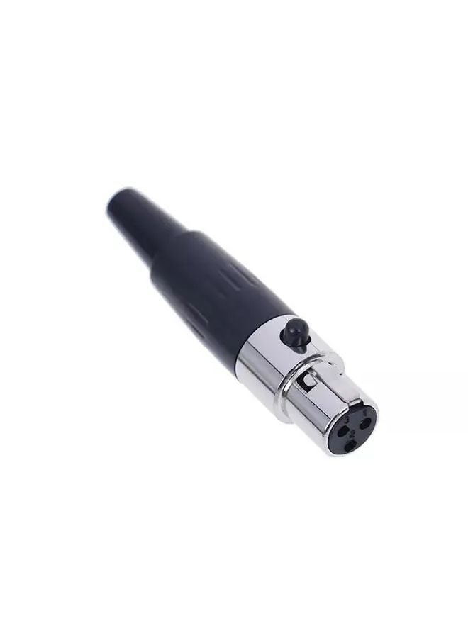 High Quality Mini TA3F XLR Female Microphone Connector Durable 3 Pin Plug Adapter Nickel Housing - Image 1