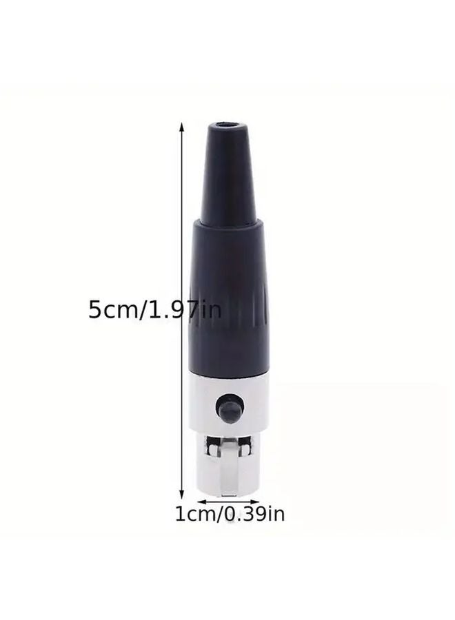 High Quality Mini TA3F XLR Female Microphone Connector Durable 3 Pin Plug Adapter Nickel Housing - Image 5