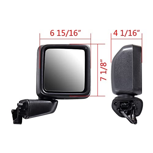 Astra Depot Replacement for 2018-2024 Jeep Wrangler JL 2020-2023 Gladiator Passenger Electric Heating Signal Light Side Mirror CH1321450 68281890AE - Image 4
