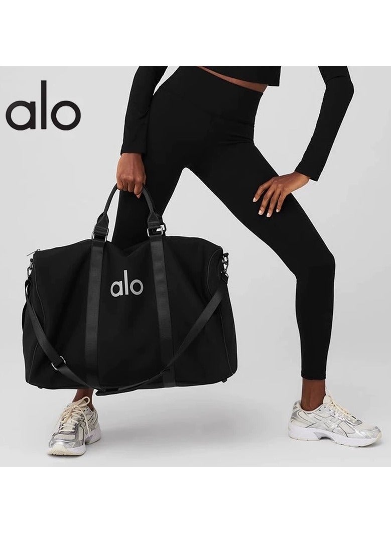 alo alo fitness bag hand-held training yoga bag women's wet and dry separation large capacity business trip duffel bag short distance  - Image 1