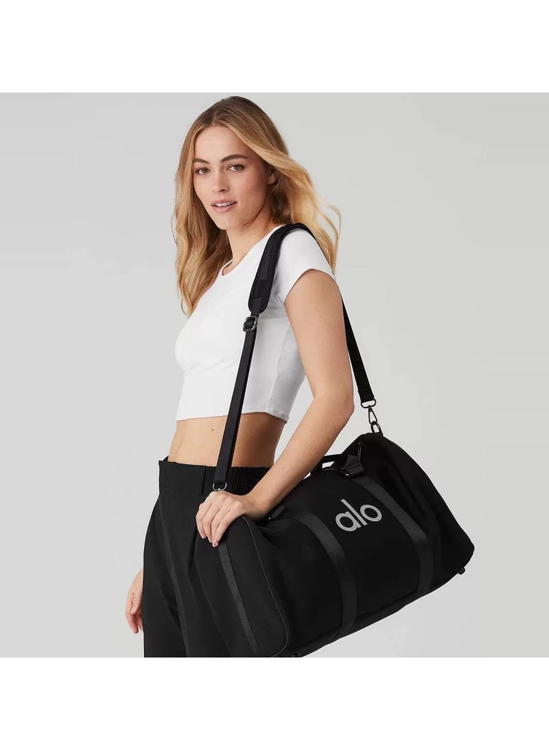 alo alo fitness bag hand-held training yoga bag women's wet and dry separation large capacity business trip duffel bag short distance  - Image 2
